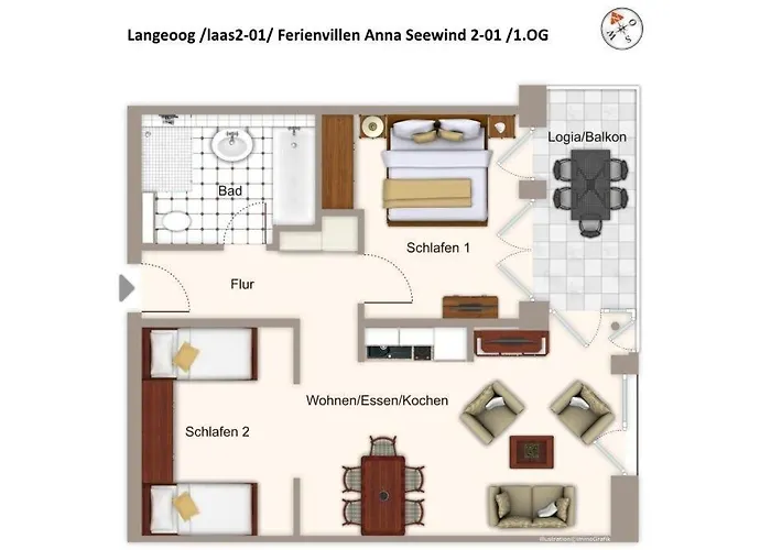 Apartmentvilla Anna Apartmentvilla Anna 2-01 Daire